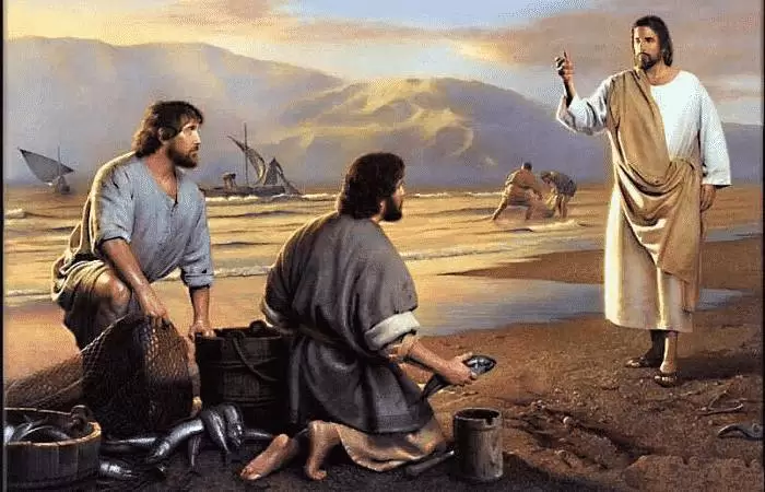 Los discípulos dejaron de pescar peces para pescar hombres 