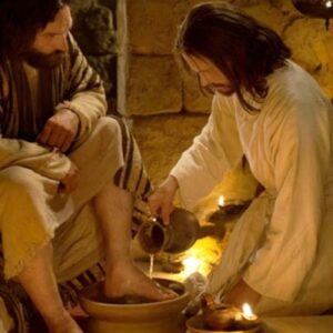 Jesús Lava los Pies a los Discípulos 
